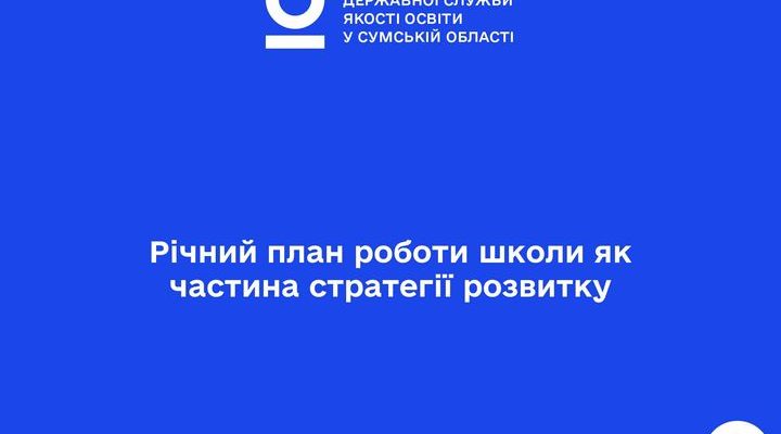 Річний план роботи школи як частина стратегії розвитку