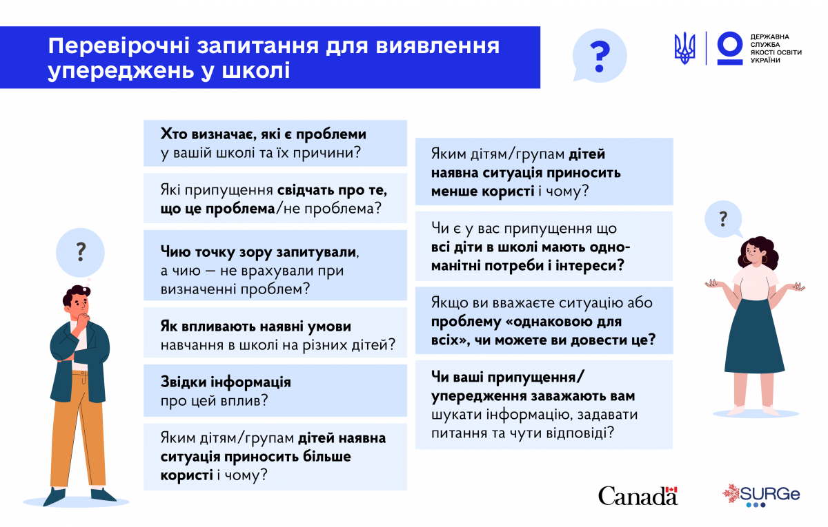 Як створити недискримінаційне середовище у школі