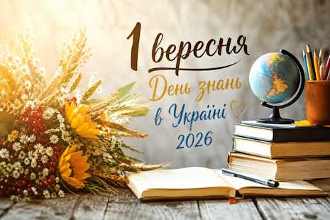 Вітаємо з Днем знань!